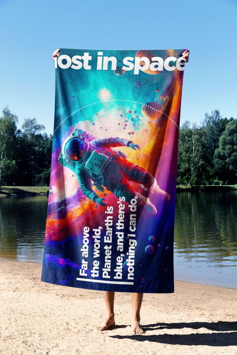 Mijölnir Majer tom 90 Toalla de Playa Multicolor 90x150 cm Microfilamento Poliéster Poliamida